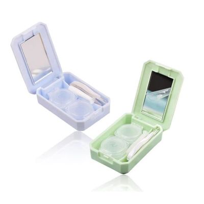 Lot De 2 étuis à Lentilles De Contact – Trousse De Voyage Plastique, Unisexe
