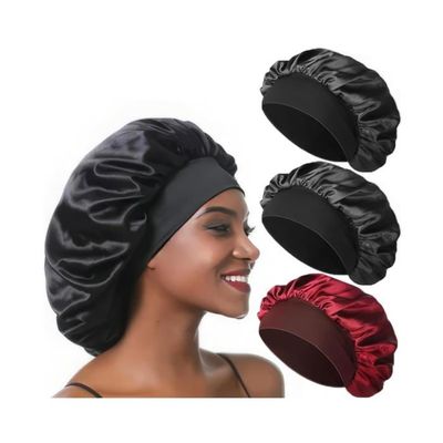 Bonnet Soie Cheveux Nuit Bonnet De Nuit En Satin Pour Cheveux Bouclés - Taille Ajustable Et Confortable Protection Cheveux Nuit