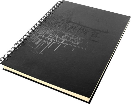 Carnet De Croquis Oxford A4 - 96 Feuilles Papier 100 G/m² - Couverture Rigide Noire - Sans Acide