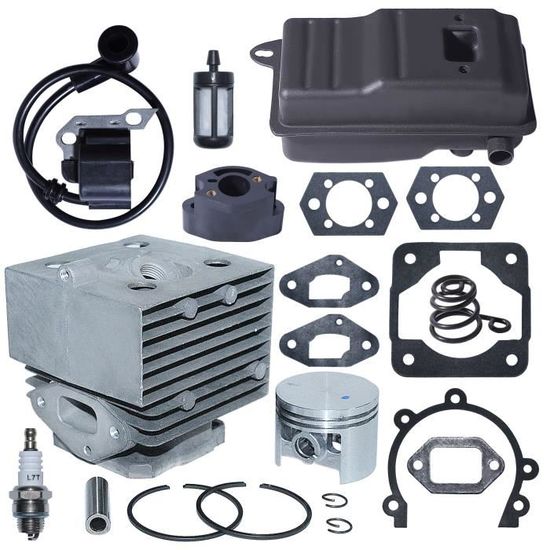 Kit Piston Cylindre 46mm Pour Tronçonneuse Husqvarna 55 51 - Avec Bobine Allumage & Joints - 11