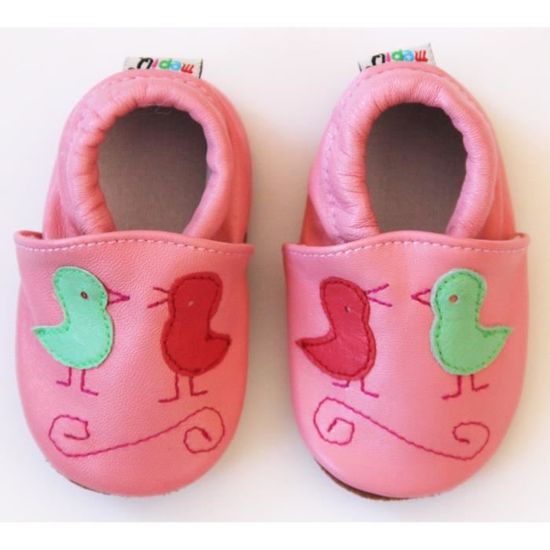 Chaussures Bébé En Cuir Souple - Taille 12-18 Mois, Unisexe, Sans Emballage