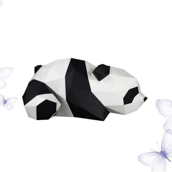 marque generique - 3D Papier Modèle Panda Main Papier Sculpture
