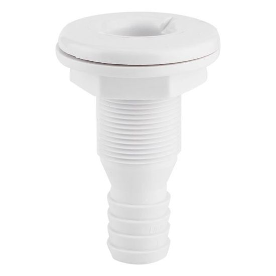 Raccord Pompe De Cale Droit 3/4" Avec Couvercle Acier Inox – Robuste Et Marin Pour Tuyau, ABYC Compliant