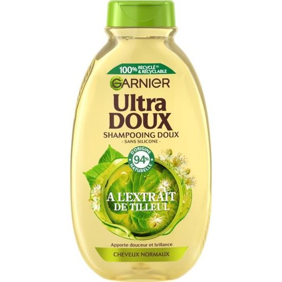 Shampooing GARNIER Ultra Doux Tilleul 250 ml Cdiscount Au quotidien