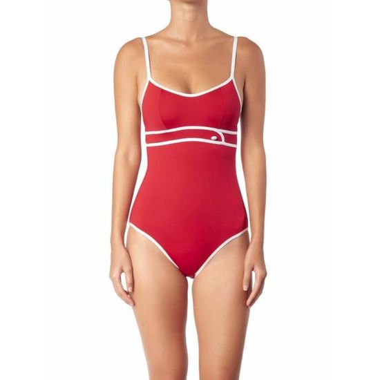 Maillot De Bain 1 Pièce Femme Avec Armature - Push-up Et Gainant - Protection UV - Style Shorty