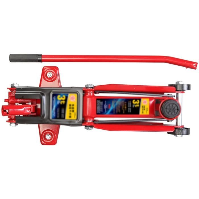 EJ.life Cric Hydraulique Rouge Cric De Voiture Dispositif Rouge D