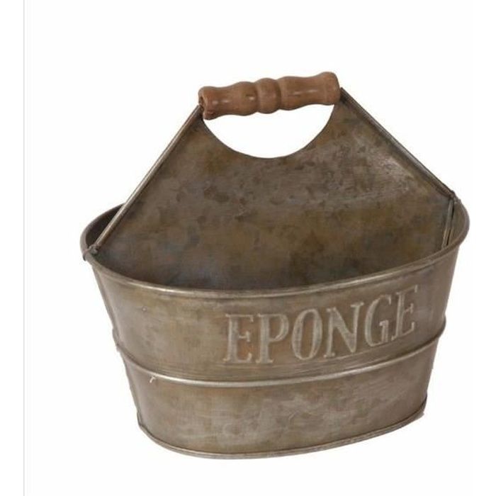 Porte savon/eponge zinc