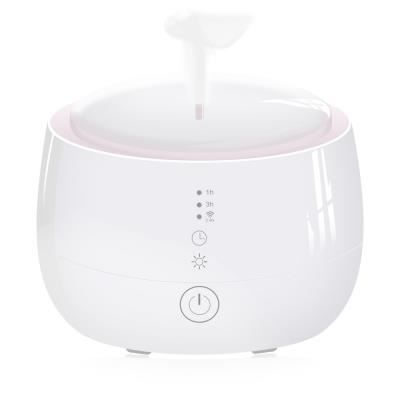 Humidificateur - GD - 30W - 300ML - ultrasonique à diffuseur d'huile essentielle avec lumière LED App Smart Control Blanc