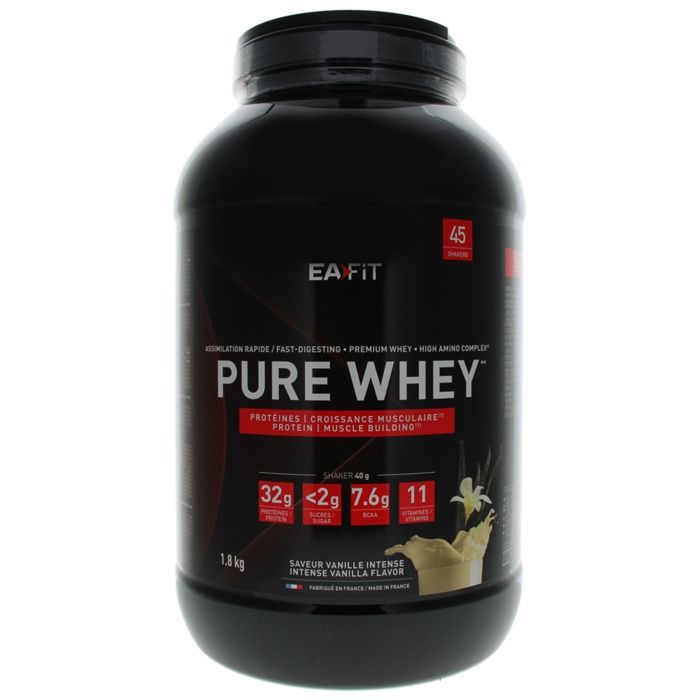 Eafit Pure Whey Vanille Intense 1,8Kg