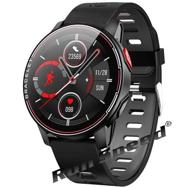 IP68 étanche montre intelligente Sport Fitness Tracker moniteur de fréquence cardiaque horloge intelligente Sport h - Black - WL9507