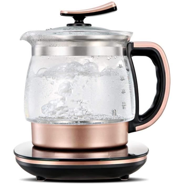 Bouilloire électrique eau épaissie en verre avec filtre ménages TEAKETTLE automatique d'arrêt et de prote