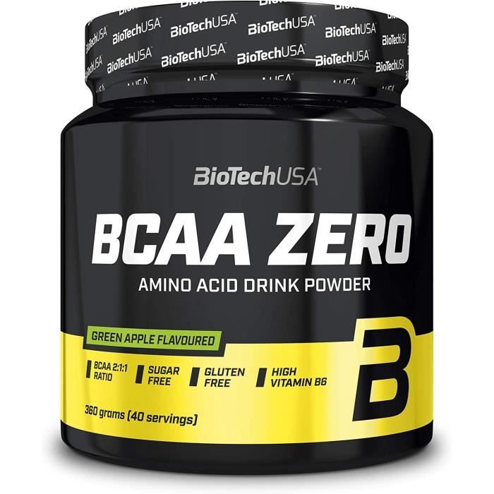BCAA Zero 360g POMME Biotech USA - Musculation Fitness