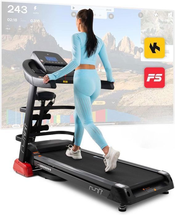 HS HOP-SPORT Tapis de Course HS-4000LB Ultima / Tapis Roulant électrique Pliant / 12 Programmes d'entraînement / Max. 150 kg
