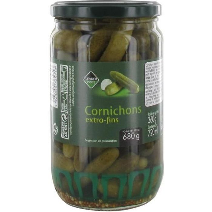Cornichons extra fins - 360ml
