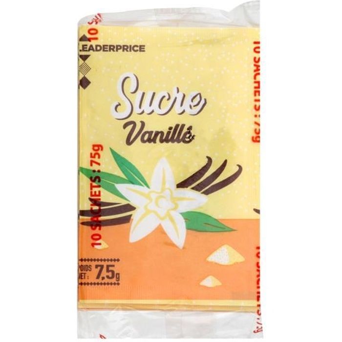Sachets de Sucre vanillé x10 - 75g
