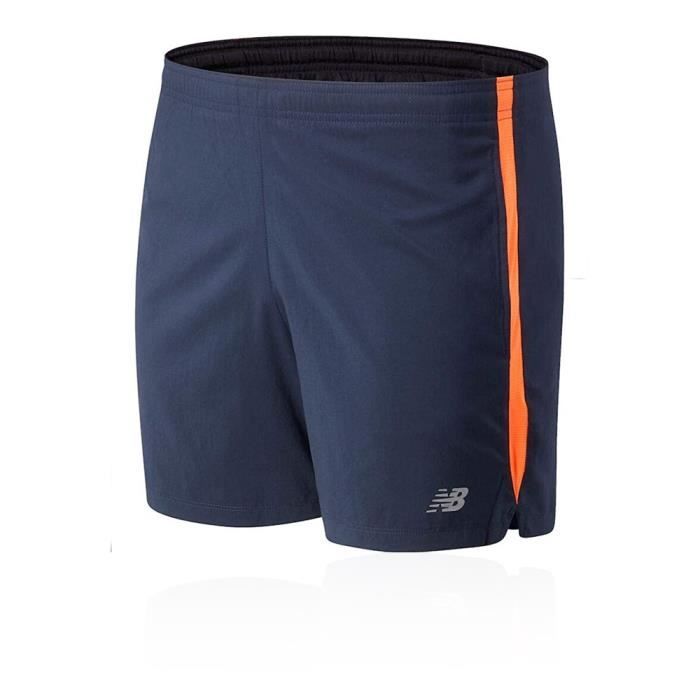 New Balance Hommes Accelerate 5 Inch Split Short De Sport Course Bermuda Pants