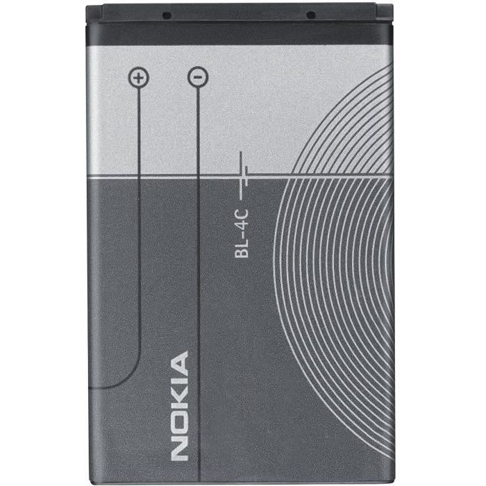 Batterie d Origine Nokia BL-4C Pour Nokia (860 mAh)