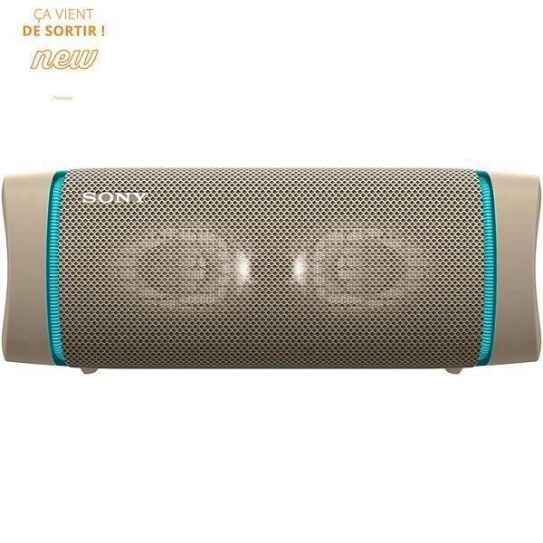 SONY SRSXB33C Enceinte Bluetooth - Autonomie 24h - Splash proof - Gris Sable