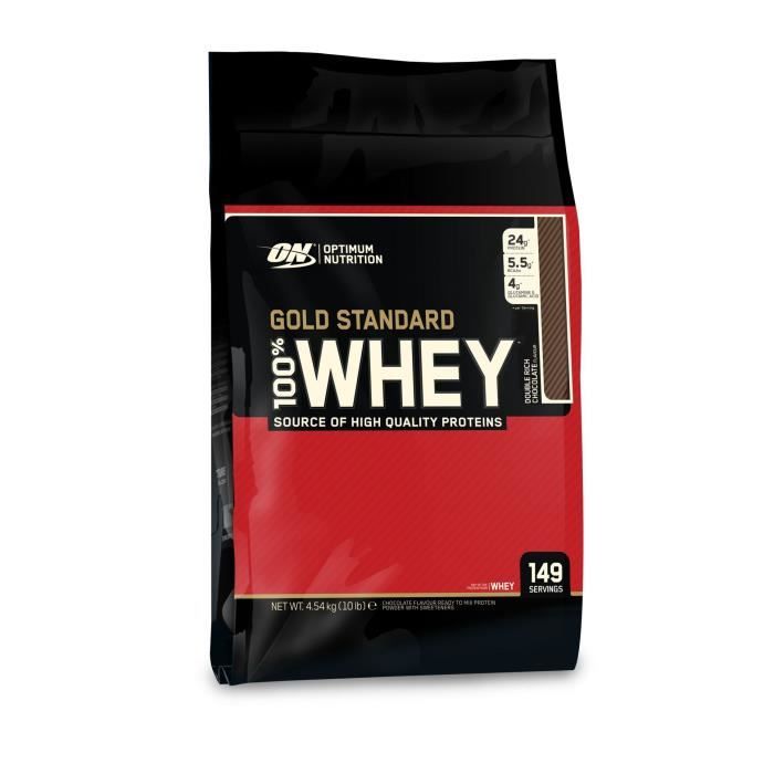 OPTIMUM NUTRITION Pot 100% Whey Gold Standard Chocolat - 4,54 kg