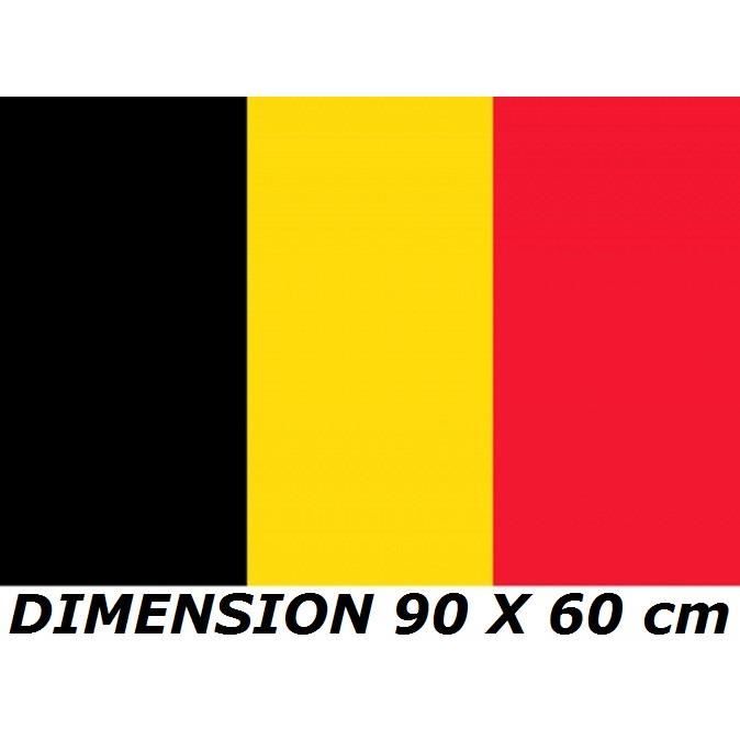 DRAPEAU BELGIQUE 90 X 60 cm no Fanion Maillot écharpe Casquette ...