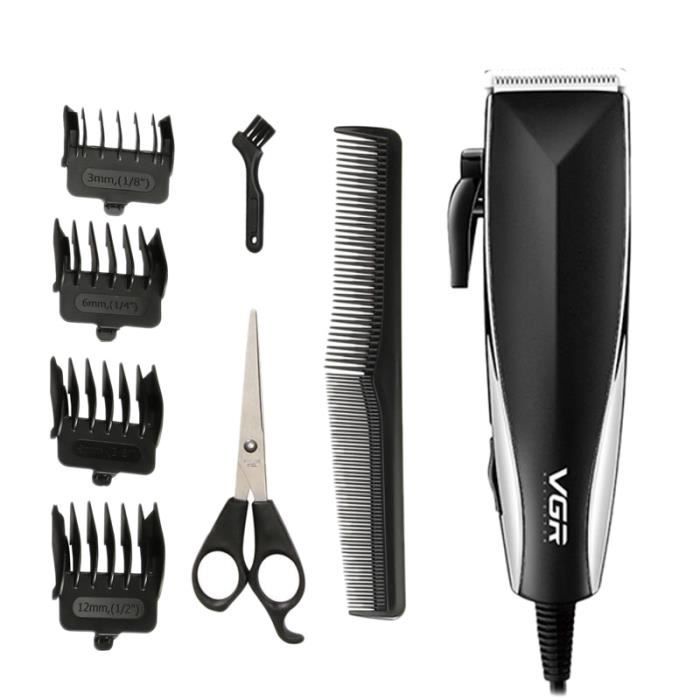 VGR V-033 Tondeuse une Cheveux ÉLectrique Tondeuses une Cheveux Tondeuse Chauve-Cheveux Rasoir pour Hommes Rasoir Rasoir une Deux
