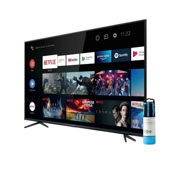 THOMSON TV LED 65- 165cm Téléviseur 4K Ultra HD ANDROID TV Noir