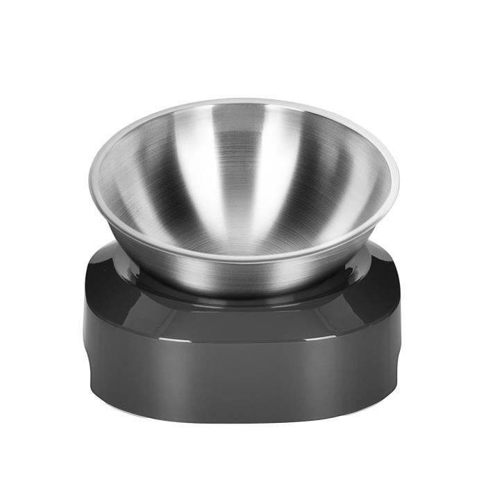 YOLISTAR Bol Surélevé pour Chat en Acier Inoxydable - Inclinés Bols de Nourriture pr Chat - Idéal pour chats et petits chiens