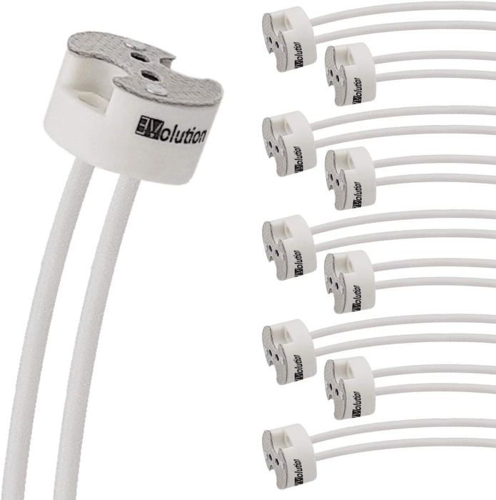 Douilles Culot GU10 pour Ampoule Halogène ou Led Douilles Culot GU10 pour Ampoule Halogène ou Led