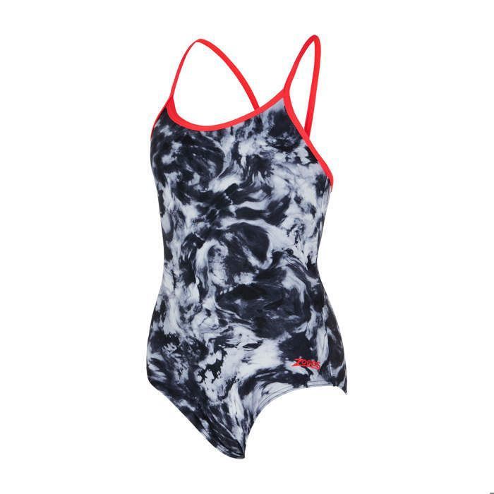 Maillot de bain 1 pièce fille Zoggs Marble Sprintback Maillot de bain 1 pièce fille Zoggs Marble Sprintback