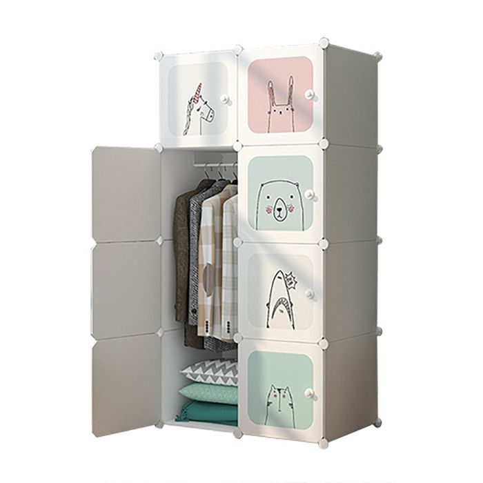 Armoire - PROMIRACAL - Penderie - Plastique - 75x47x147cm - Rangement pratique