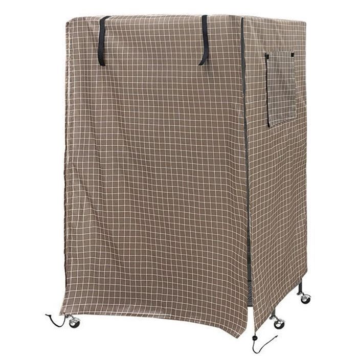 Housse Protection Pour étagère à Bois – Tissu Oxford 210D Imperméable, 122x61x107 Cm – Extérieur, Rangement