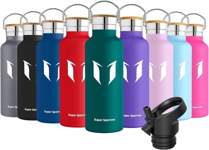 Super Sparrow Gourde avec Paille - 1L - TouchSip Bouteille d'eau - Tritan sans BPA - Idéale pour Super Sparrow Gourde avec Paille - 1L - TouchSip Bouteille d'eau - Tritan sans BPA - Idéale pour
