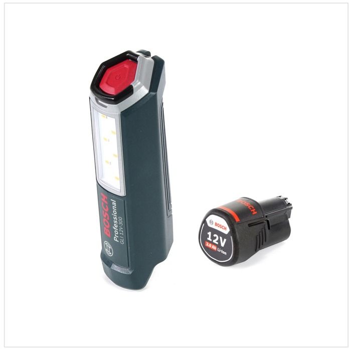 Bosch Professional GLI 12V 300 Lampe sans fil + 1x Batterie GBA 12 V 3 0 Ah sans Chargeur - vue 2