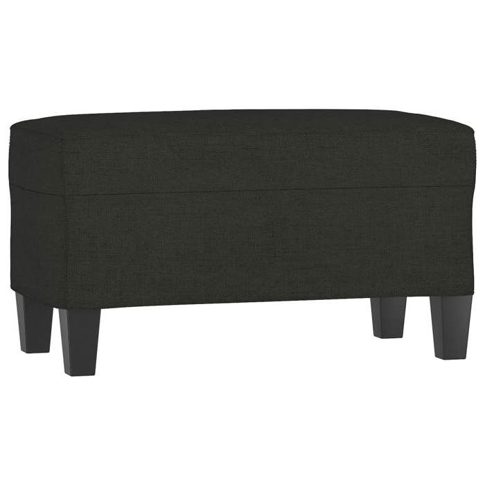 BEST-HOME Banc banquette bout de lit - Noir 70x35x41 cm Tissu1parcel1929