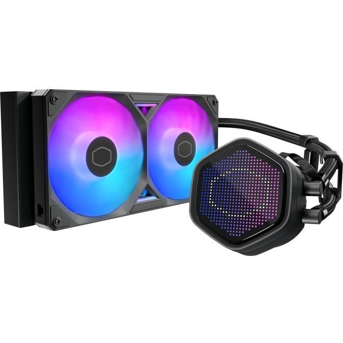 COOLER MASTER MasterLiquid 240 Atmos II Pixel LED Watercooling AIO Ventilateurs 120mm