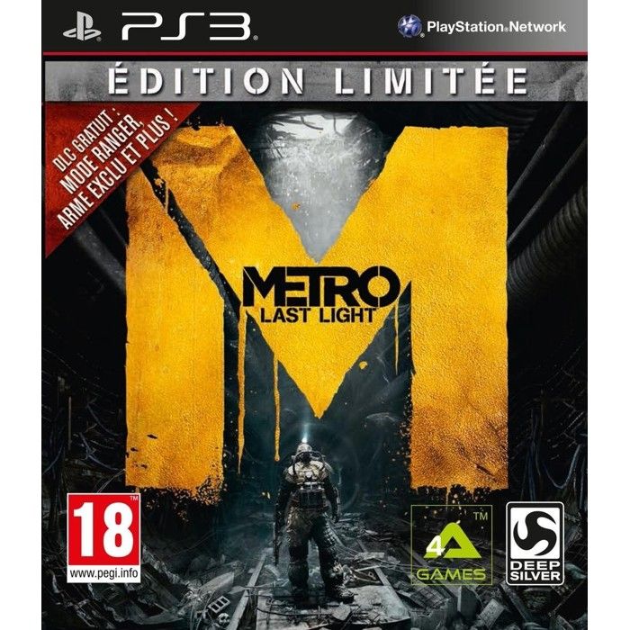 Generique Metro Last Light - Limited Edition PlayStation 3 Occasion