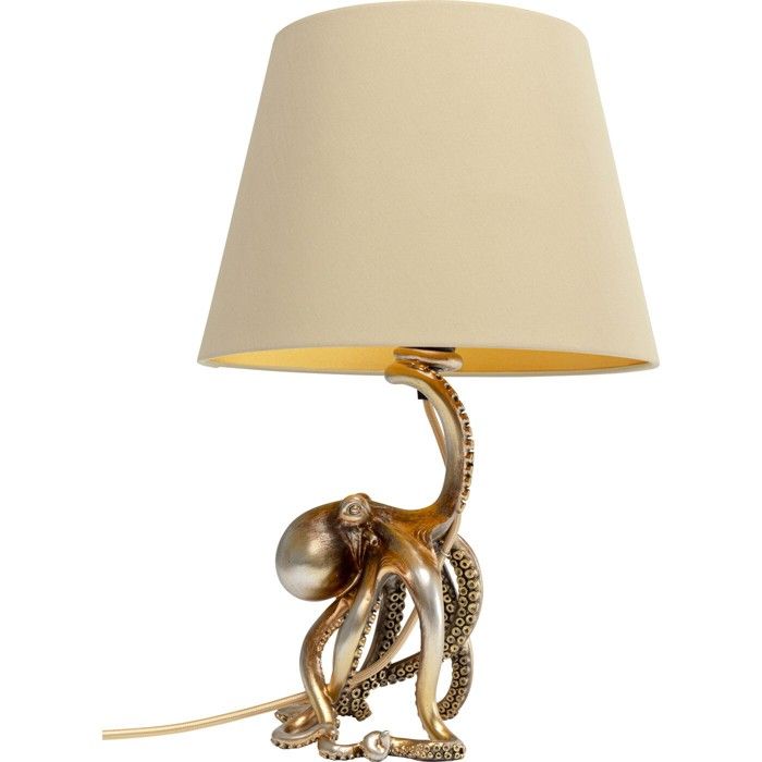 Lampe pieuvre dorée 44cm Kare Design