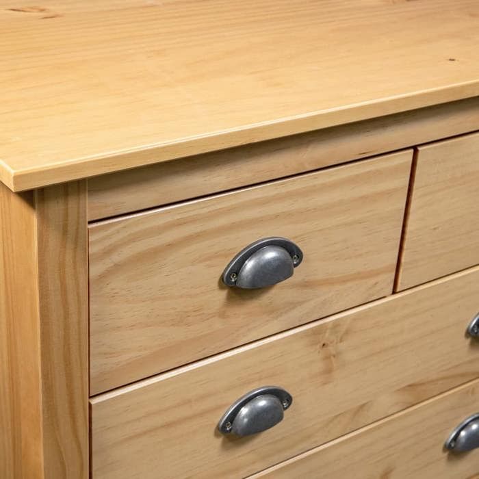 Promo printempsBuffet（1 PC）- SHELD - commode meuble de rangement/MEUBLE BAS - Hill 79x40x80cm Bois de pin solide M1645541