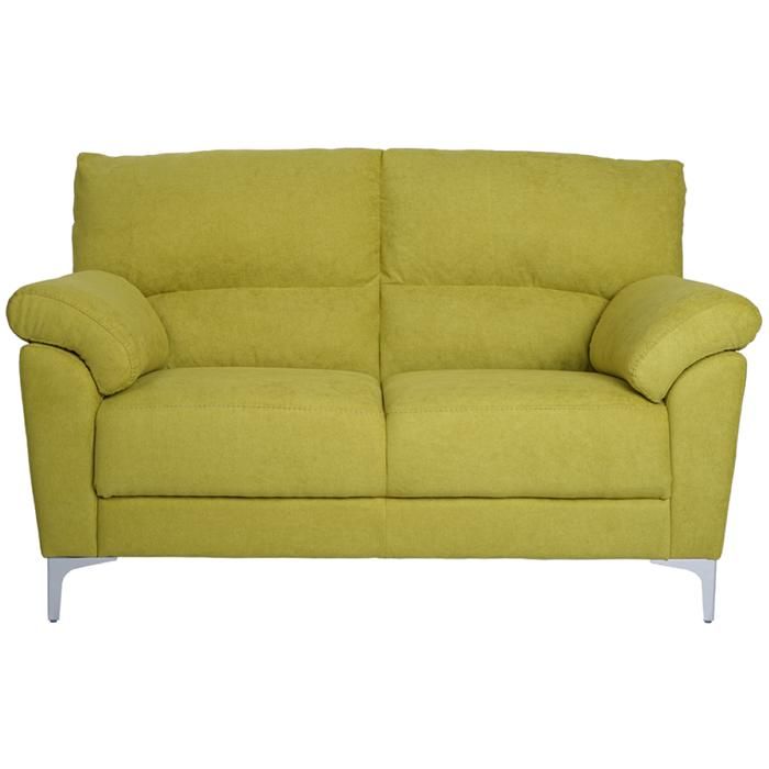 Canapé GIADA 3 places en tissu vert avec accoudoirs rembourrés Canapé GIADA 3 places en tissu vert avec accoudoirs rembourrés