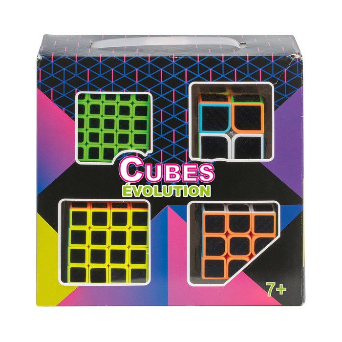 Jeu de cubes puzzle - NONAME - Cubes Evolution - Lot de 4 - Multicolore - Dès 7 ans Jeu de cubes puzzle - NONAME - Cubes Evolution - Lot de 4 - Multicolore - Dès 7 ans