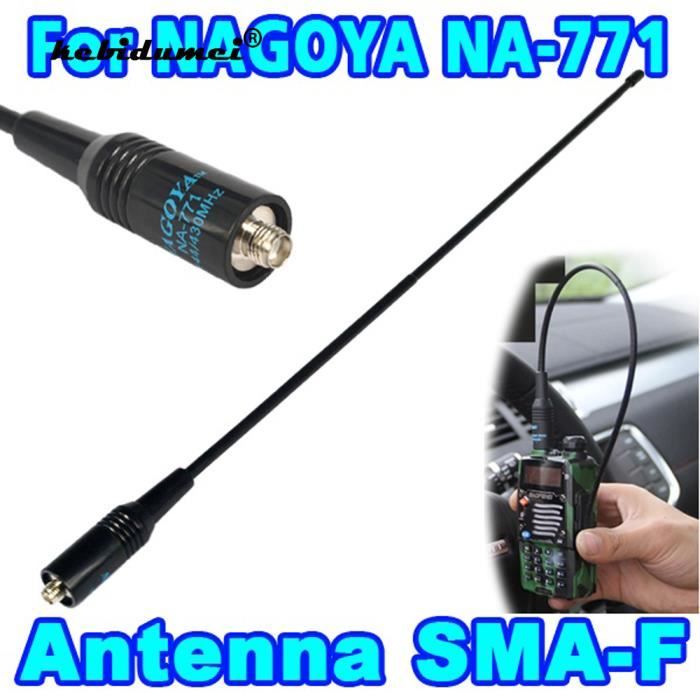 Antenne CB Télescopique SMA Femelle 27 MHz - Longueur 23-130 Cm, Pour Talkies-walkies