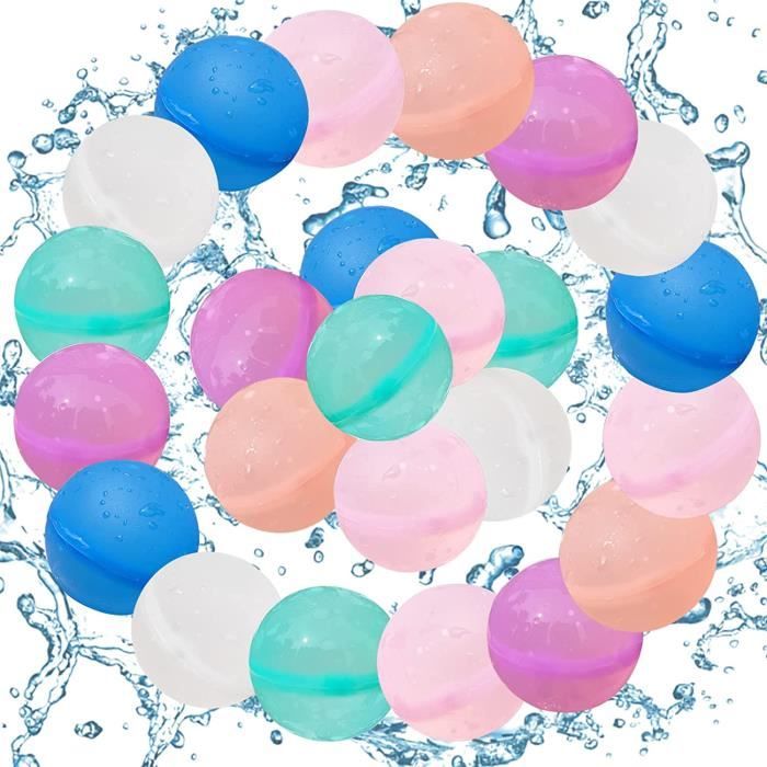 16 PCS Reusable Water Balloons Ballons D'eau Réutilisables,ballons D