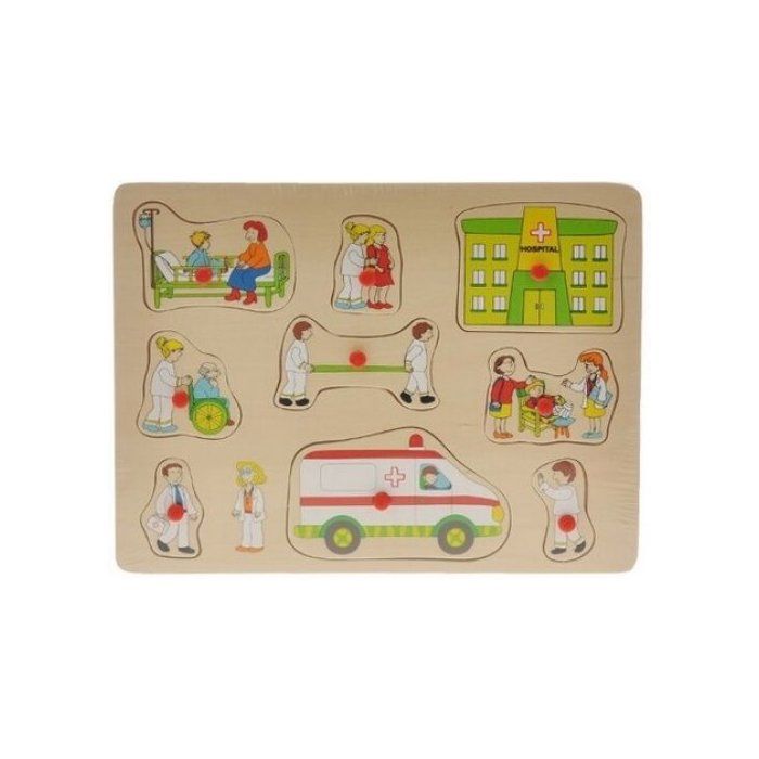 Puzzle encastrement en volume lion Andy Westface - Vilac - BCD