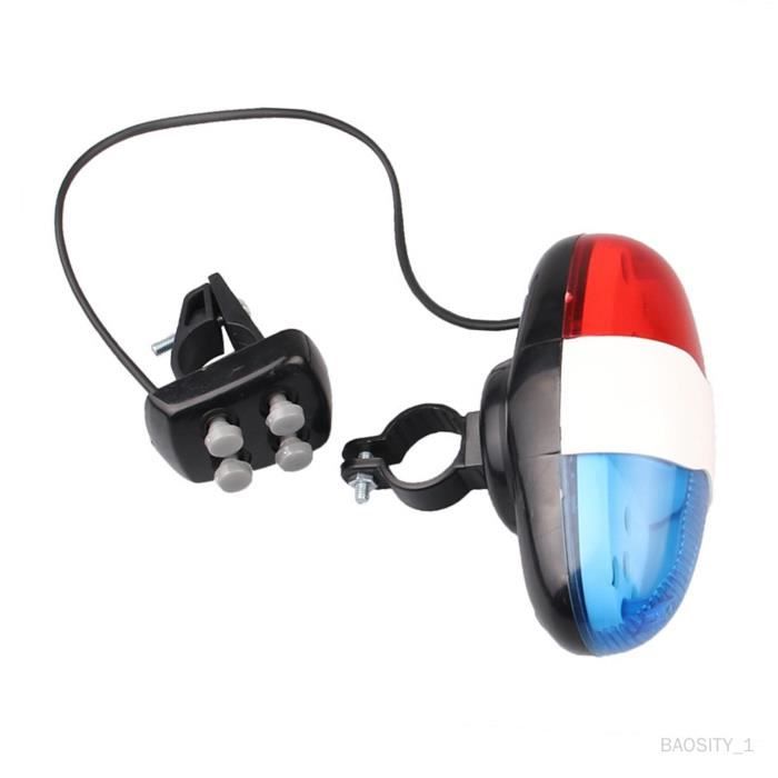 Phare Avant Vélo LED Rechargeable Solaire - Avec Klaxon Intégré, étanche, Détection Automatique