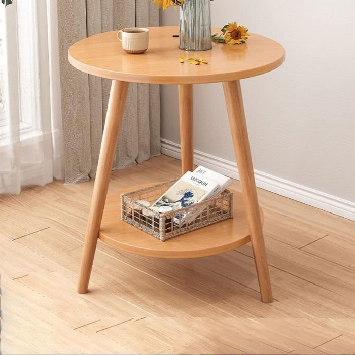 Table D'Appoint Ronde Moderne - Table à Manger De Pub Noir - 40x45cm - Générique