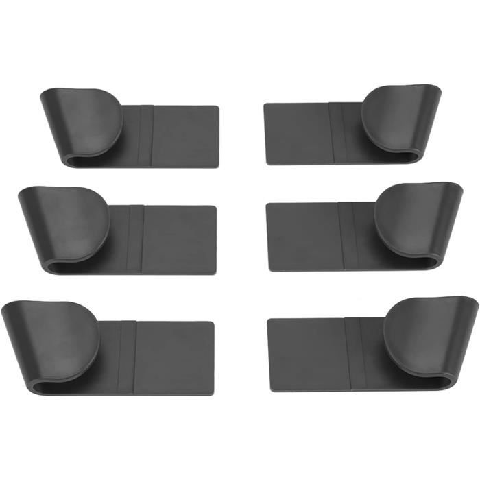 Porte-Casseroles Vertical Mural Sans Percer - Range Couvercles De Casseroles Noir - Organisateur Cuisine 3 Emplacements