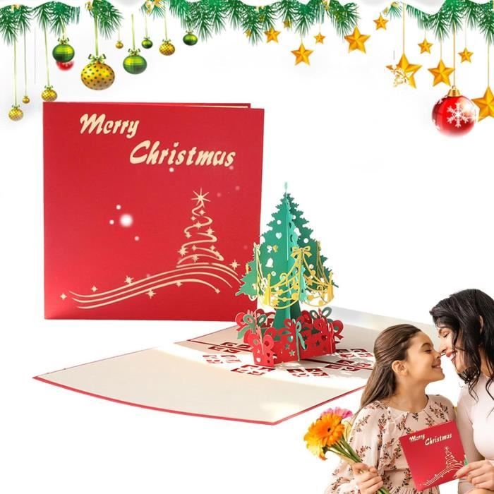 Set 30 Cartoline Di Natale In Francese A6 Con Bustine Bianche – Biglietti Festivi Per Auguri Di Fine Anno