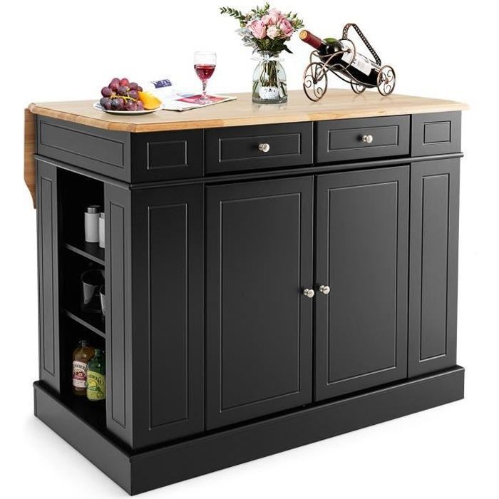 COSTWAY Desserte de Cuisine Ilot Central Cuisine - Plans de