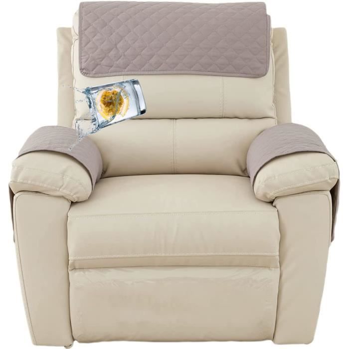 AOHMG Extensible Housses De Canapé Fauteuil 1-Pièce, Polyester Spandex Antidérapant Revêtement De Canapé, Avec Anti-Skid Mousse Housse Protecteur Canapés,Blue 1_Oversized Sofa