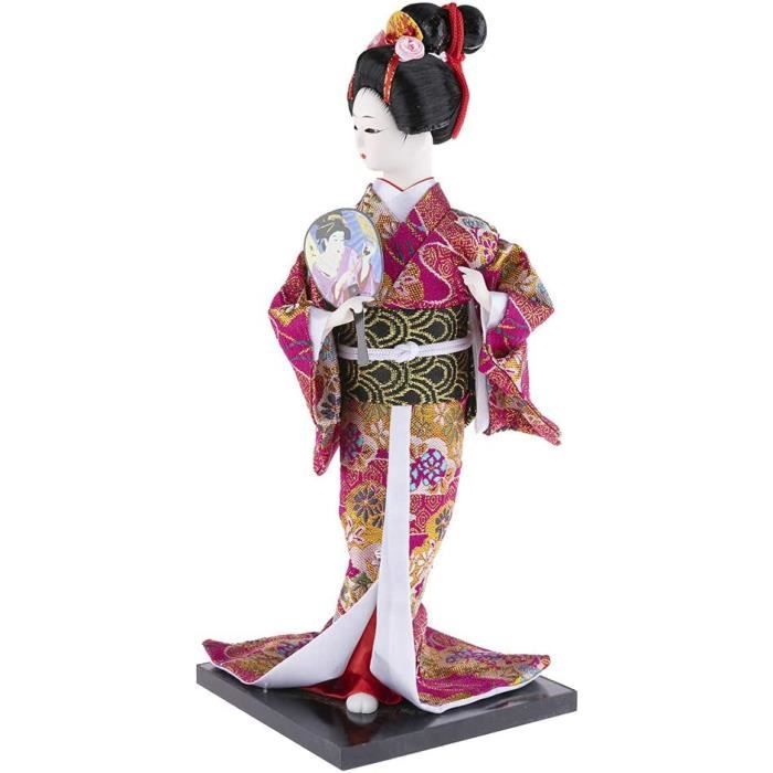 Poupee Japonaise En Kimono Fuschia[O367] - Cdiscount Jeux - Jouets
